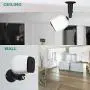 EEEKit Adjustable Security Metal Wall Mount Outdoor/Indoor Compatible with Arlo/Arlo Pro/Pro 2/Arlo Ultra/Arlo Go Security Camera Ring Stick Up Cam Battery eufyCam E, Outdoor/Pan (4 Pack, Black) EEEKit Adjustable Security Metal Wall Mount Outdoor/Indoor Compatible with Arlo/Arlo Pro/Pro 2/Arlo Ultra/Arlo Go Security Camera Ring Stick Up Cam Battery eufyCam E, Outdoor/Pan (4 Pack, Black)