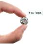 Hao Pro Sew on Snap Button 15mm Dia Press Stud Metal Fastener Stay Put Close Clip Tightly Smooth Touch for Sew Clothes DIY Craft Thick Cotton Silver 30pcs