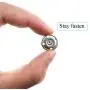 Hao Pro Sew on Snap Button 15mm Dia Press Stud Metal Fastener Stay Put Close Clip Tightly Smooth Touch for Sew Clothes DIY Craft Thick Cotton Silver 30pcs