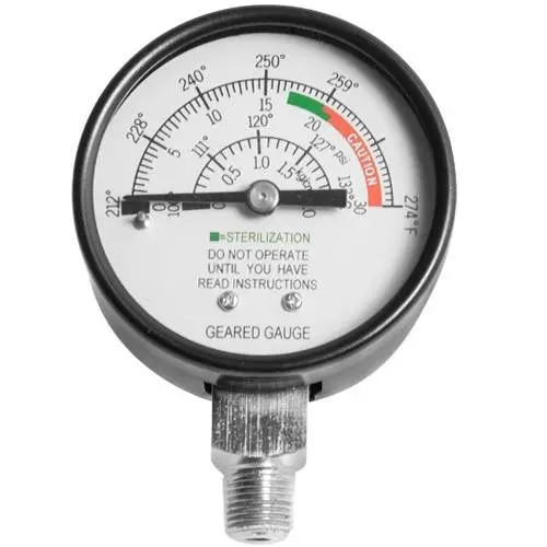 All American 72S Plastic/Metal Geared Steam Gauge All American 72S Plastic/Metal Geared Steam Gauge