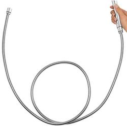 Waterpik HOS-960M Ultra-Flexible Replacement Metal Shower Hose, 96-inch, Chrome