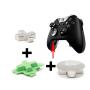 Hisonders Replacement Part Swap Thumbsticks Joysticks and D-Pads (11 pcs) for Xbox one Elite Controller (Black)