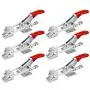 BNYZWOT Toggle Clamp 40323 Heavy Duty Hand Tool Quick Release Metal Holding Capacity Latch Type 360 Pounds 6Pcs BNYZWOT Toggle Clamp 40323 Heavy Duty Hand Tool Quick Release Metal Holding Capacity Latch Type 360 Pounds 6Pcs