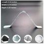 Nose Bridge Wire for Mask Premium Aluminum Metal Nose Strip Clip Piece Flat Flexible Bendable Nose Wire Without Non Adhesive Sew in Sewable for Handmade Cotton Fabric Cloth Sewing Mask (50pcs)
