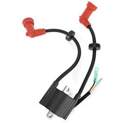 Acouto Rubber + Metal Ignition Coil Assy Fits for Outboard Parsun 9.9HP 15HP E 15 9.9 M, 6B4-85570-00