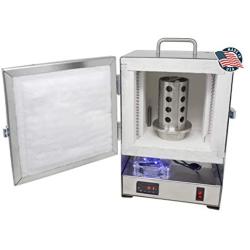 Tabletop Hi-Temp 2200 Degree Electric Burnout Oven Kiln Vent Hole Standard Controller Furnace Jewelry Making Dental Casting Wax 3D Resin PLA Burnout Made in The U.S.A.