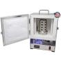 Tabletop Hi-Temp 2200 Degree Electric Burnout Oven Kiln Vent Hole Standard Controller Furnace Jewelry Making Dental Casting Wax 3D Resin PLA Burnout Made in The U.S.A.