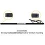 Opentron OT4126 Heavy Duty Metal Surge Protector Power Strip with Mounting Parts - 4 Feet 12-Outlet 6 Feet Power Cord