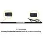 Opentron OT4126 Heavy Duty Metal Surge Protector Power Strip with Mounting Parts - 4 Feet 12-Outlet 6 Feet Power Cord