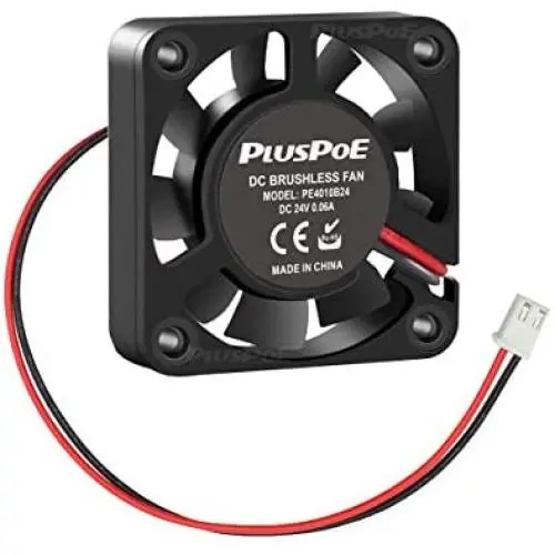 PLUSPOE 24V Brushless DC Cooling Fan 40mm x10mm Speed 6800 RPM Fans for 3D Printer Humidifier Aromatherapy and Other Small Appliances PLUSPOE 24V Brushless DC Cooling Fan 40mm x10mm Speed 6800 RPM Fans for 3D Printer Humidifier Aromatherapy and Other Small Appliances