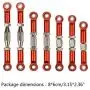 YU-NIYUT 1Set Metal Steering Servo Linkage Pull Rod for 1/14 Wltoys 144001 RC Car Repair Parts Accessories, Modification Fun & RC Lovers Choice YU-NIYUT 1Set Metal Steering Servo Linkage Pull Rod for 1/14 Wltoys 144001 RC Car Repair Parts Accessories, Modification Fun & RC Lovers Choice