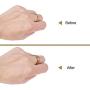 Feramox Ring Size Adjuster for Loose Rings 48 PCS Invisible Transparent Ring Sizer Adjuster Fit Wide Rings
