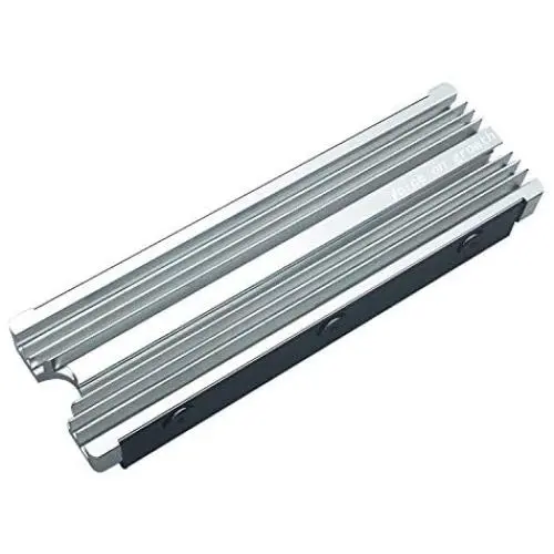 NVMe M.2 Aluminum Heatsink Cooler for 2280 M2 SSD Heat Sink with Silicone Thermal Pad (Silver) NVMe M.2 Aluminum Heatsink Cooler for 2280 M2 SSD Heat Sink with Silicone Thermal Pad (Silver)