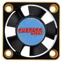 RC Car Cooling Fan, 28000RPM Heat Dissipation Metal Cooling Fan Remote Control Model Car Accessory Part for 540 Brushless Motor(Gold + Black)
