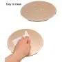 Round Mouse Pad LoiStu Round Aluminum Alloy Mouse Pad Winter and Summer Dual-Use Waterproof Antiski Matte Metal / High-Grade PU Leather Mouse Pad (Gray)