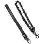 Beaulegan Purse Wrist Straps - Genuine Leather - Replacement for Clutch Pouch, Set of 2 PCS Black