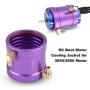 RC Water Cooling Jacket, Metal RC Motor Water-Cooled Jacket Kit for 3650/3660 RC Boat Ship Motor Remote Control Accessory Part