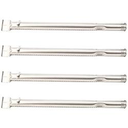 Xhring 4pack Straight Tube Burner, Grilling Corner Pipe Burner for Charbroil, Length 15.9inch