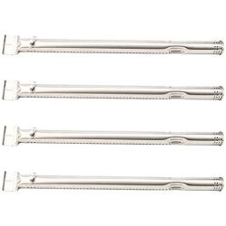 Xhring 4pack Straight Tube Burner, Grilling Corner Pipe Burner for Charbroil, Length 15.9inch