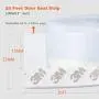 26 Feet Silicone Seal Strip,Door Weather Stripping Door Seal Strip Window Seal Silicone Sealing Tape for Door Draft Stopper Adhesive Tape for Doors Windows and Shower Glass Gaps (Transparent, 25MM) 26 Feet Silicone Seal Strip,Door Weather Stripping Door Seal Strip Window Seal Silicone Sealing Tape for Door Draft Stopper Adhesive Tape for Doors Windows and Shower Glass Gaps (Transparent, 25MM)