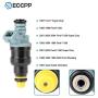 ECCPP 8pcs Fuel Injectors fit Jeep Grand Cherokee,Chevy Camaro/Caprice/Corvette/Impala,Dodge B2500/Dakota/Ram 1500 2500 Van/Ram 3500,Ford Crown Victoria/Excursion/F F-250 F-350 Super Duty/Mustang