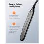 TaoTronics LED Floor Lamp, 4 Brightness Levels & 4 Colors Dimmable Floor Lamp Modern Standing Light Adjustable Gooseneck Task Lighting for Reading Living Room Bedroom Office Piano