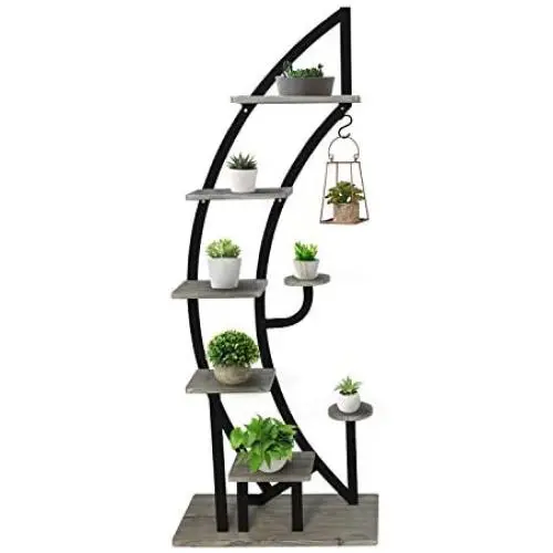 Flower Plant Stand Indoor Pots Stander Display Iron MetalDecorative Plant Holder Pots Holder Shelf Flower Rack Multifunctional Shelf Unit Storage Rack Outdoor Indoor for Living Room Garden (1, Black) Flower Plant Stand Indoor Pots Stander Display Iron MetalDecorative Plant Holder Pots Holder Shelf Flower Rack Multifunctional Shelf Unit Storage Rack Outdoor Indoor for Living Room Garden (1, Black)