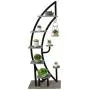Flower Plant Stand Indoor Pots Stander Display Iron MetalDecorative Plant Holder Pots Holder Shelf Flower Rack Multifunctional Shelf Unit Storage Rack Outdoor Indoor for Living Room Garden (1, Black) Flower Plant Stand Indoor Pots Stander Display Iron MetalDecorative Plant Holder Pots Holder Shelf Flower Rack Multifunctional Shelf Unit Storage Rack Outdoor Indoor for Living Room Garden (1, Black)