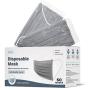 WeCare Disposable Face Mask Individually Wrapped - 50 Pack, Grey Masks 3 Ply
