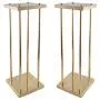 VINCIGANT Gold Wedding Flower Stand Vase Column,Metal Flower Arrangement for Wedding Party Dinner Centerpiece,Event Restaurant Hotel Decoration,Pack of 2 VINCIGANT Gold Wedding Flower Stand Vase Column,Metal Flower Arrangement for Wedding Party Dinner Centerpiece,Event Restaurant Hotel Decoration,Pack of 2