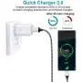 Quick Charger 3.0,USB C Type C Charging Cable Cord with Adaptive Fast Wall Charger Compatible Samsung Galaxy S21 Note 20 /S20 FE Ultra 5G S10E S9 S8 Plus,A10e A11 A21 A20 A50 A51 A01 LG K51 Stylo 6