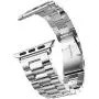 Watch Band Silver 38MM/40MM Stainless Steel Strap Wristband for Apple Watch Series4/3/2/1 All Version Comfortable Durable Folding Metal Clasp Classic Buckle Wrist Watch Strap,Updated Version Watch Band Silver 38MM/40MM Stainless Steel Strap Wristband for Apple Watch Series4/3/2/1 All Version Comfortable Durable Folding Metal Clasp Classic Buckle Wrist Watch Strap,Updated Version