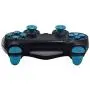 TOMSIN Metal Buttons for PS4 Controller Gen 1, Aluminum Metal Thumbsticks Analog Grip & Bullet Buttons & D-pad & L1 L2 R1 R2 Triggers for DualShock 4 Controller (Blue)
