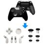 E-MODS GAMING 13 in 1 Metal Thumbsticks, D-Pads and Paddles with Tools for Elite Series 2 Controller Xbox One -Silver