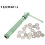 TERMATH Clay Extruder Gun with 20 Tips Sugar Paste Extruder Cake Decor Tools