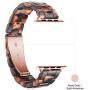 Light Apple Watch Band - Fashion Resin Comfortable iWatch Band Compatible with Stainless Steel Buckle for Apple Watch Series SE Series 6 Series 5 Series 4 Series 3 2 1 (Tortoise Stone New, 38mm/40mm)