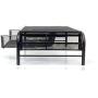 Mind Reader MESHMONSTA-BLK Metal Mesh Monitor Stand and Desk Organizer with Drawer, Black