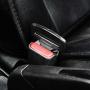 Car Seat Belt Clips 4Pack Yazepia Universal Seat Belt Buckle Alarm Stopper Metal Rust Proof Durable Clips Specially Adapted for Use On Vehicle Safety Belts (black)