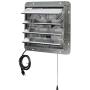 iLIVING 14'' Wall Mounted Shutter Exhaust Thermostat Control-3 Speeds Vent Fan For Home Attic, Shed, or Garage Ventilation, 850 CFM, 1300 SQF Coverage Area, Variable, Silver iLIVING 14'' Wall Mounted Shutter Exhaust Thermostat Control-3 Speeds Vent Fan For Home Attic, Shed, or Garage Ventilation, 850 CFM, 1300 SQF Coverage Area, Variable, Silver