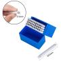 PandaHall Elite 42 Pcs Letter and Number Metal Stamp Set, 1/8 inch 3mm Alphabet A-Z and Number 0-9, Love Symbols, Iron Uppercase Stamps Punch Press Tool for Imprinting on Metal Jewelry Leather Wood