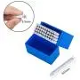 PandaHall Elite 42 Pcs Letter and Number Metal Stamp Set, 1/8 inch 3mm Alphabet A-Z and Number 0-9, Love Symbols, Iron Uppercase Stamps Punch Press Tool for Imprinting on Metal Jewelry Leather Wood