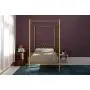 DHP Metal Canopy Bed with Sturdy Bed Frame - Twin Size (Gold) DHP Metal Canopy Bed with Sturdy Bed Frame - Twin Size (Gold)