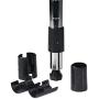 Apollo Hardware 7/8 Inch Shelf Clips/Split Sleeves, Black, 2 Pack / 8 Pair (7/8'' & 22.2mm Diameter Post Size)