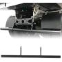 Drfeify RC Metal Rear Bumper, 1 Set RC Upgrade Part Replacement Accessory Fit for 1/14 RC Car(Black )