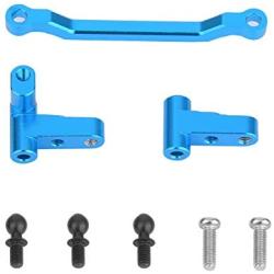 Dilwe 3PCS Metal RC Car Steering Linkage Turning Seat for WLtoys A949 A959-B A969 A979 K929