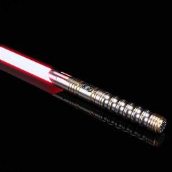 Ciel Tan RGB Lightsaber 12 Colors Change Force FX Light Saber of Metal Hilt Light Sabers with 6 Realistic Sound Fonts Flash on Clash