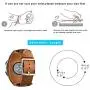 Leotop Compatible with Samsung Galaxy Watch 42mm/Galaxy Watch 3 41mm/Active 40mm/Active 2 40mm 44mm/Gear S2 Classic Bands 20mm Replacement Genuine Leather Cuff Strap with Metal Buckle Men Women(Brown) Leotop Compatible with Samsung Galaxy Watch 42mm/Galaxy Watch 3 41mm/Active 40mm/Active 2 40mm 44mm/Gear S2 Classic Bands 20mm Replacement Genuine Leather Cuff Strap with Metal Buckle Men Women(Brown)