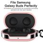 HALLEAST for Galaxy Buds Case Cover 2019, Galaxy Buds+ Plus 2020, TPU Full Protective Skin with Keychain Compatible Samsung Galaxy Buds Wireless Earbuds Accessories, Cute Pink