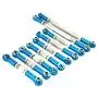 YU-NIYUT 9pcs/Set Metal Steering Tie Rod Kit DIY Modified Upgrade Accessories, 1/12 RC Rock Crawler Car for WLtoys 12428 12429 12423 FY01 FY03, DIY RC Vehicle Modification Fun for Adults and Kids