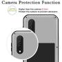 Simicoo Samsung A30S Military Metal Bumper Silicone Case Full Body Cover Built-in Gorilla Glass Heavy Duty Hybrid Shockproof Armor Impact Rugged Tough Case for Galaxy A30S (A30S, Sliver)